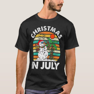 Camiseta Navidades En Julio Derritiendo La Renta De Verano