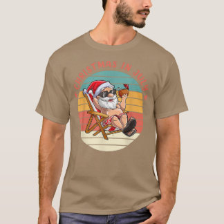 Camiseta Navidades En Julio En El Verano De Santa Hawái
