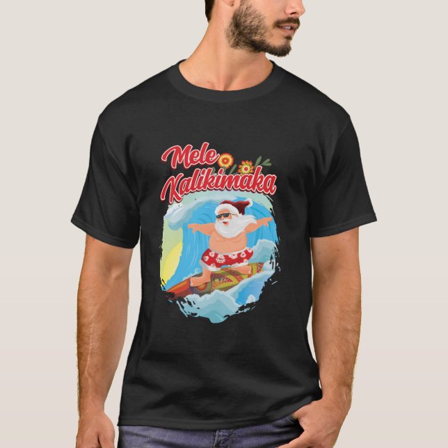 Camiseta Navidades en julio en Hawái Mele Kali (Anverso)