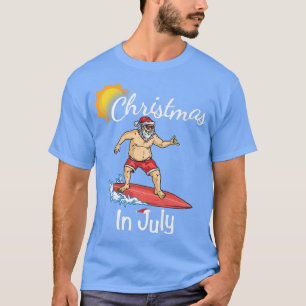 Camiseta Navidades en julio en la divertida Cumbre de Surf