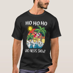 Camiseta Navidades En Julio En La Playa De Verano De Santa