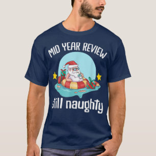 Camiseta Navidades en julio en la playa Santa Claus de Hawá