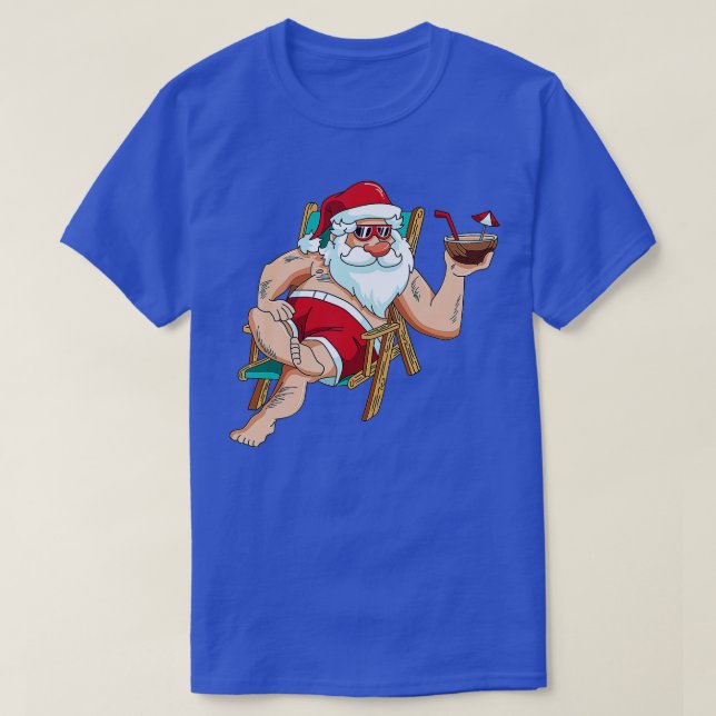 Camiseta Navidades en julio en Santa Lucía en el Día de la  (Diseño del anverso)