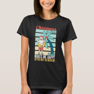 Camiseta Navidades En Julio En Santa Paradise Beach Summ