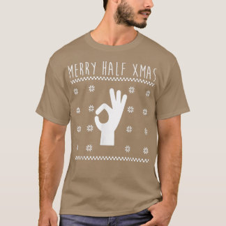 Camiseta Navidades En Julio Feo Navidades Con Media Navidad