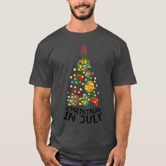 Camiseta Navidades En Julio Frutos De Navidad Árbol Hombres