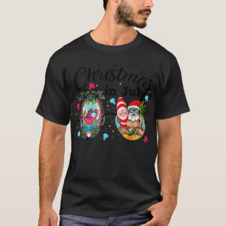 Camiseta Navidades En Julio Funny Santa Summer Beach Vacati