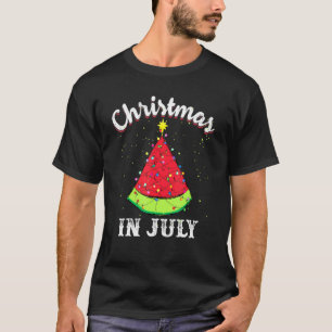 Camiseta Navidades En Julio Melón Árbol De Navidad Summ