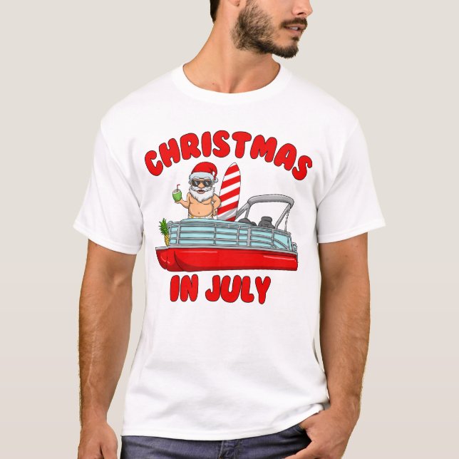 Camiseta Navidades En Julio Navidades De Barco De Santa Pon (Anverso)