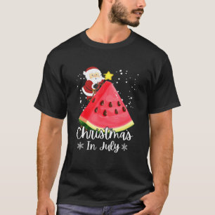 Camiseta Navidades En Julio Navidades De Verano Santa Water