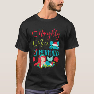 Camiseta Navidades En Julio Ntrina Playa De Verano De Siren