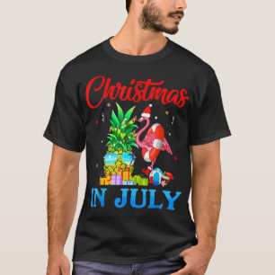 Camiseta Navidades En Julio Pineapple Xmas Tree