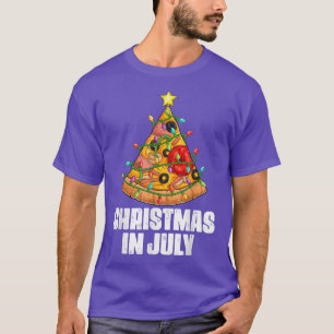 Camiseta Navidades en julio Pizza Xmas Tree Beach Vac