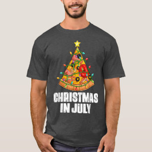 Camiseta Navidades en julio Pizza Xmas Tree Beach Vac