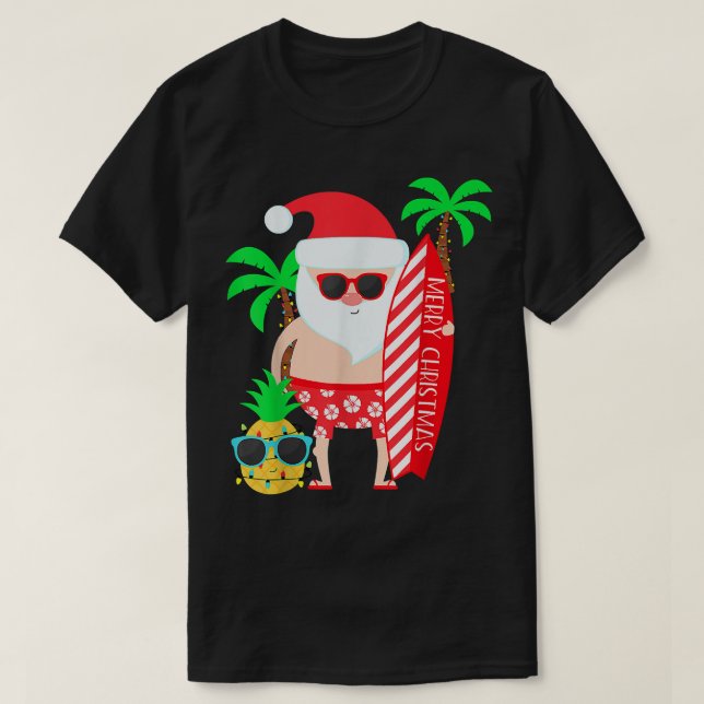 Camiseta Navidades En Julio Ropa De Vestimenta Fiesta Santa (Diseño del anverso)