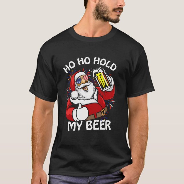 Camiseta Navidades En Julio Santa Claus Ho Ho Ho Tengo Mi C (Anverso)