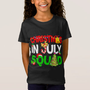 Camiseta Navidades En Julio Squad Divertidas Navidades De V