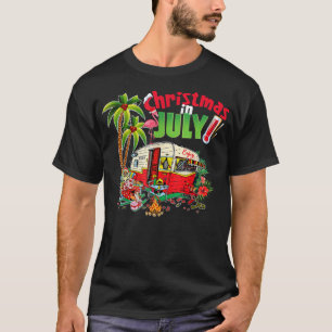 Camiseta Navidades en julio T Gracioso campamento de verano