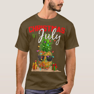 Camiseta Navidades En Julio Vaca De Verano De Pineapple