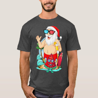 Camiseta Navidades En Julio Vacaciones De Playa De Verano E