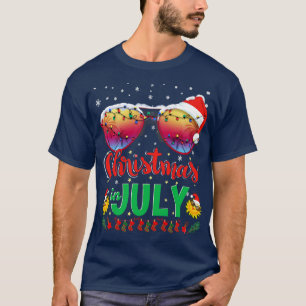 Camiseta Navidades en Julio Vacaciones de Santa Lucía Gafas