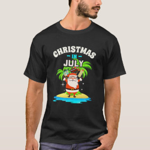 Camiseta Navidades En Julio Vacaciones De Verano En Playa S