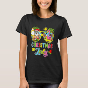Camiseta Navidades En Julio Vacaciones De Verano Familiares