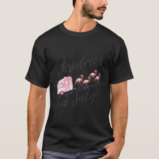 Camiseta Navidades En Julio Vacaciones Gafas De Sol Santa H