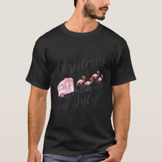Camiseta Navidades En Julio Vacaciones Gafas De Sol Santa H