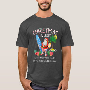 Camiseta Navidades En Julio Vacante Fiesta De La Piscina Sa