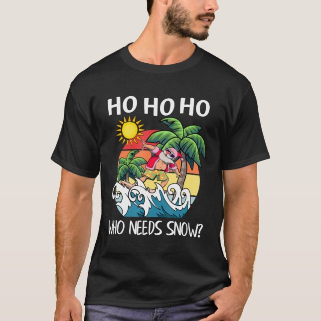 Camiseta Navidades En Julio Vacat De Playa De Verano De San (Anverso)