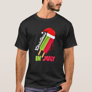Camiseta Navidades En Julio Watermelon Ice Pops Fun Christm