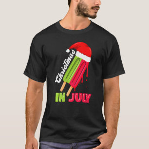 Camiseta Navidades En Julio Watermelon Ice Pops Fun Christm