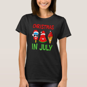 Camiseta Navidades En Julio Watermelon Ice Pops Navidad Ver