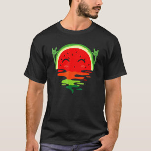 Camiseta Navidades En Julio Watermelon Sunset Beach Summer