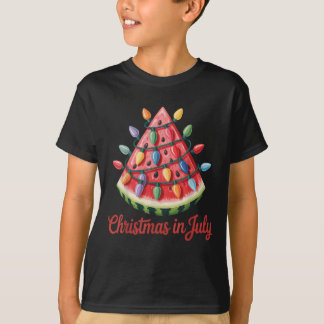 Camiseta Navidades En Julio Watermelon Tree Beach Summer Ha