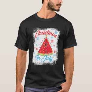 Camiseta Navidades En Julio Watermelon Xmas Árbol Que Coinc