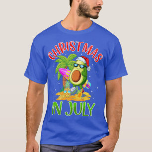 Camiseta Navidades En JulioFunny Personalizado De Aguacate