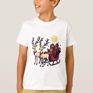 Camiseta Navidades en la calabaza de renos de Halloween pre