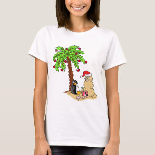 Camiseta Navidades en la playa