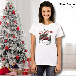 Camiseta Navidades en ruta comienzan camionetas y X-Mas Tre