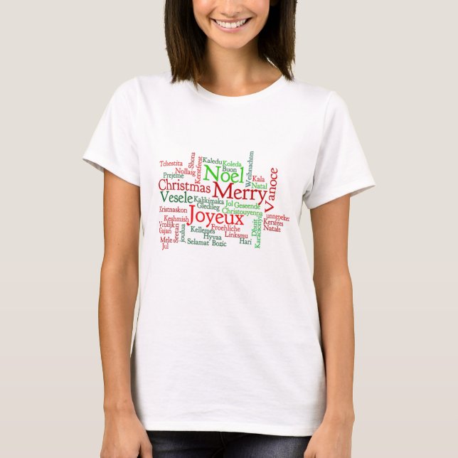 Camiseta Navidades en todo el mundo (Anverso)