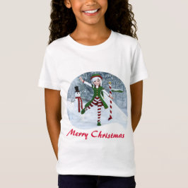 Camiseta Navidades en un bosque de invierno