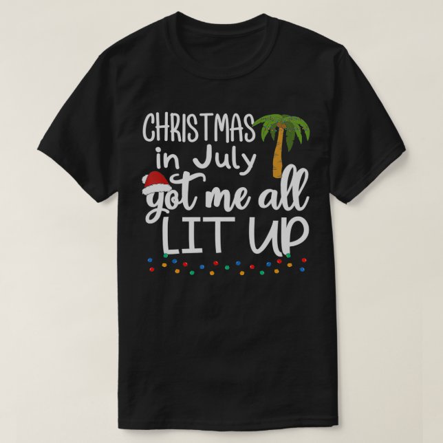 Camiseta NAVIDADES en verano de julio de 2014 Decoración de (Diseño del anverso)
