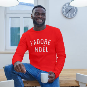 Camiseta Navidades enamorados de J'ADORE NOËL