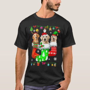 Camiseta Navidades encienden cachorro de perro de la recupe