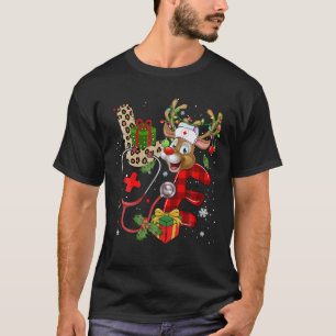 Camiseta Navidades Enfermera Amor NICU RN ER Santa Recta Nu