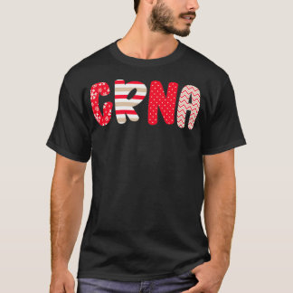 Camiseta Navidades Enfermera anestesista festiva CRNA regal