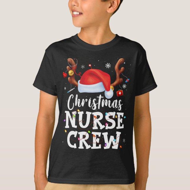 Camiseta Navidades Enfermera de Enfermería Santa Hat Enferm (Anverso)