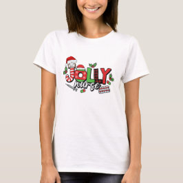 Camiseta Navidades Enfermería Funny Holly Jolly Enfermera